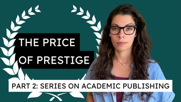 Academics and the prestige trap 🎓